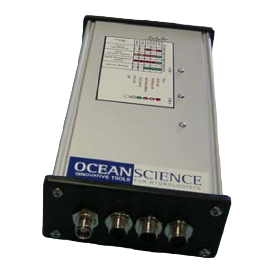 Oceanscience HydroLink ML4 Series Manuals