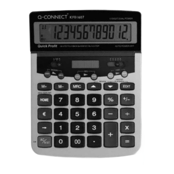 Q-Connect KF01607 Manual