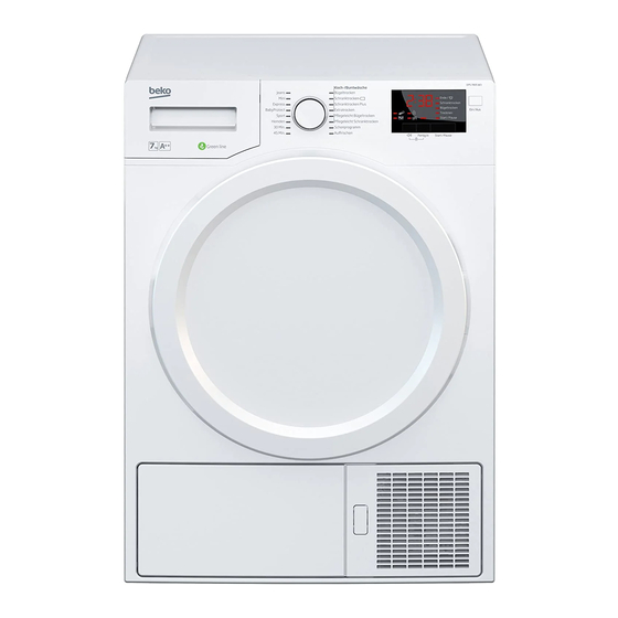 Beko DPS 7405 W3 User Manual