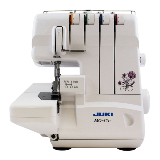 JUKI MO-50e Instruction Manual