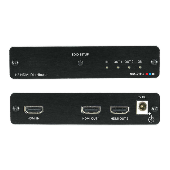 Kramer VM-2Hxl User Manual