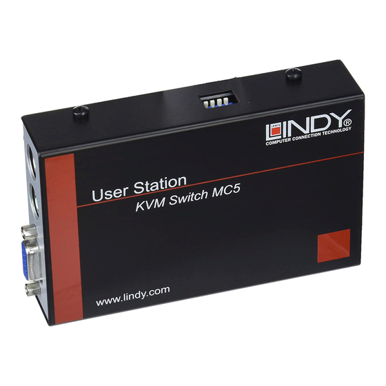 Lindy SC5 User Manual