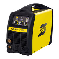 ESAB Fabricator 181i Operating Manual