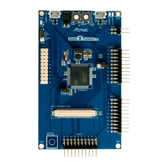 Atmel Xplained Pro SAM4L User Manual