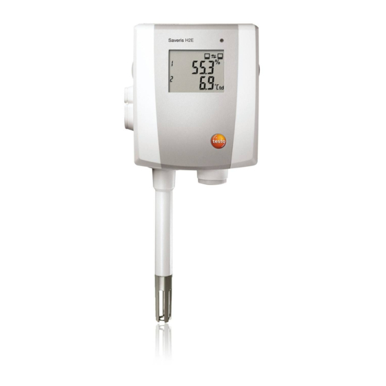 TESTO Saveris Series Commissioning Instructions