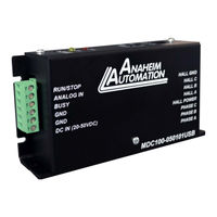 Anaheim Automation MDC100-050101USB User Manual