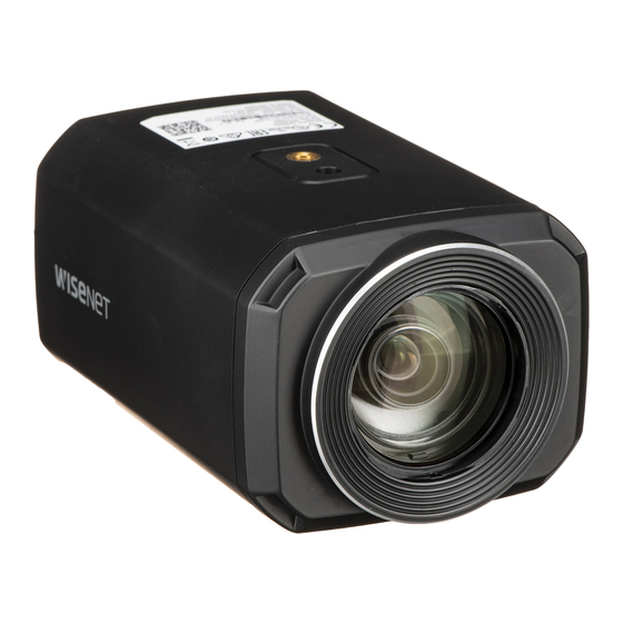 Wisenet XNZ-6320 Quick Manual