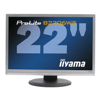 Iiyama ProLite B2206WS User Manual