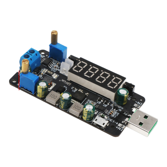 Drok USB Buck Manual