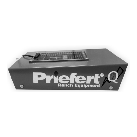 Priefert Q36-98 Installation Instructions Manual