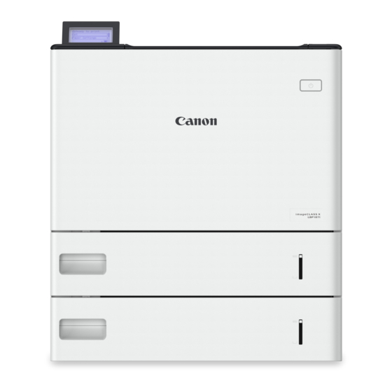 Canon imageCLASS X LBP1871 Setup Manual
