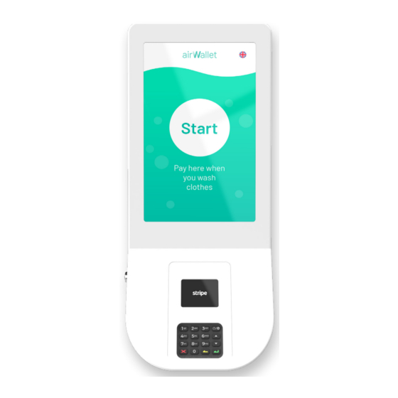 Airwallet anton Card Payment Terminal Manuals