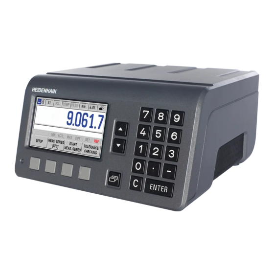 HEIDENHAIN ND 1300 Operating Instructions Manual