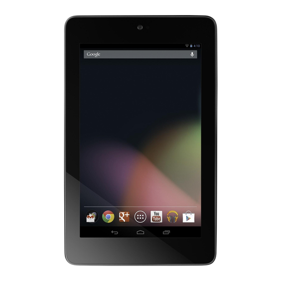 Asus  Nexus 7 Manual Book
