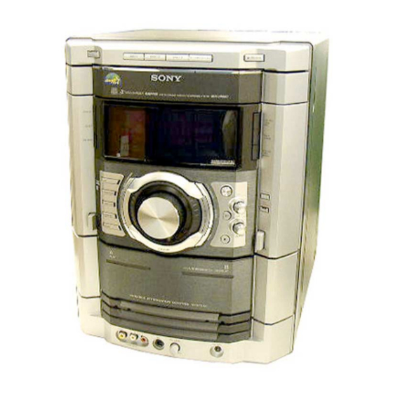 Sony HCD-GN880 Service Manual