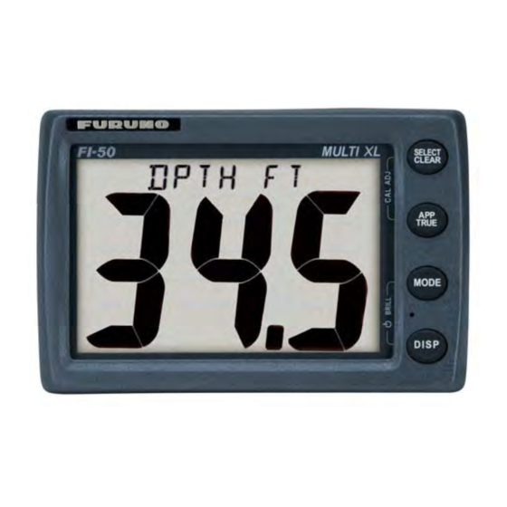 Furuno FI-504 MULTI Operator's Manual