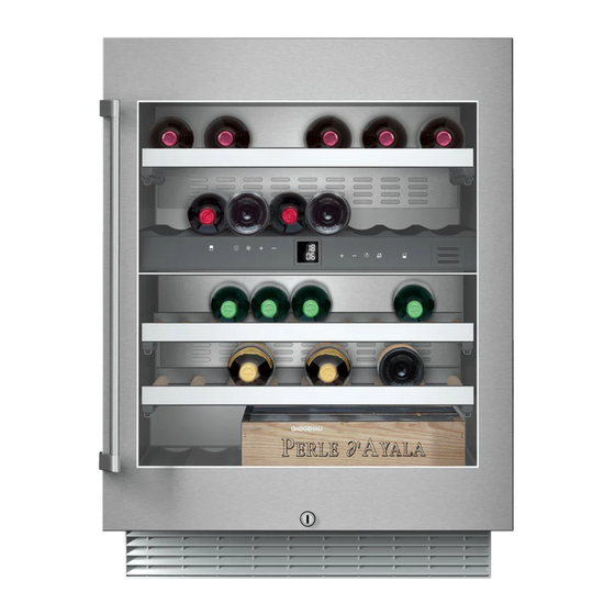 Gaggenau RW404 Installation Instructions Manual