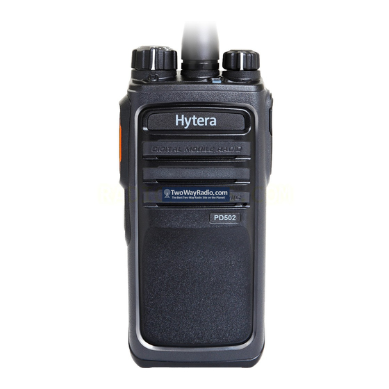 Hytera PD502 Owner's Manual