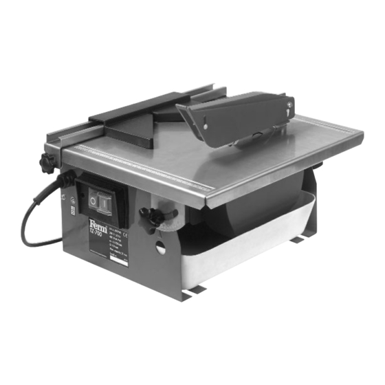 Ferm 420700 User Manual