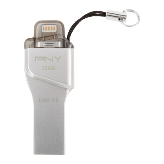 PNY DUO-LINK 4 OTG Flash Drive Manuals