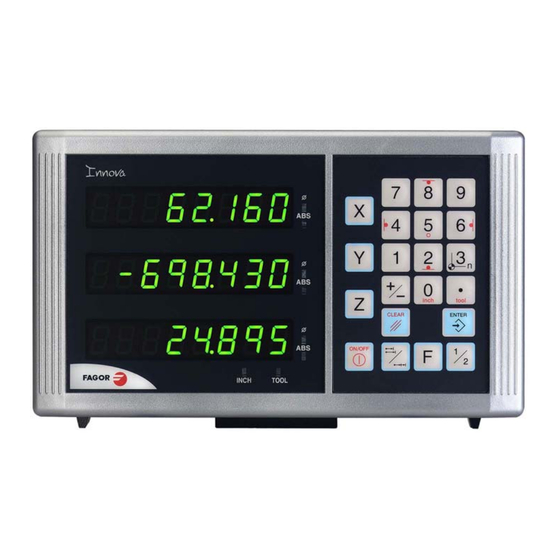 Fagor Innova 30i-E Installation And Operation Manual