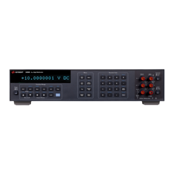 Keysight 3458A Calibration Manual