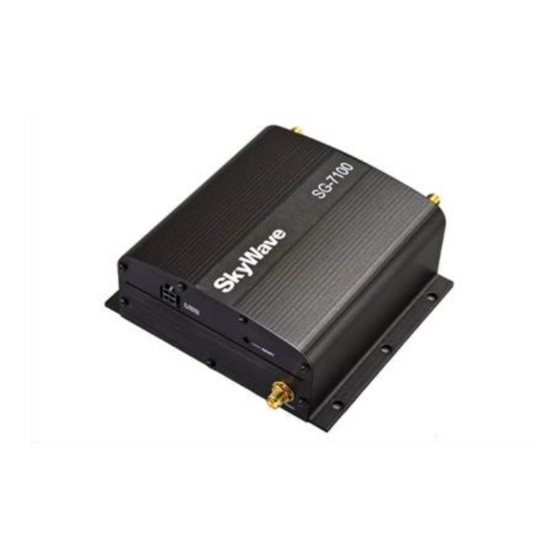 SkyWave SG-7100 Hardware Manual
