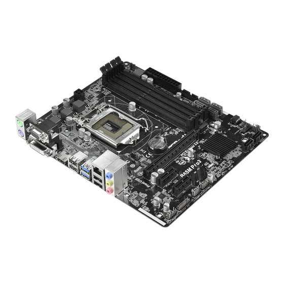 ASROCK B85M DASH/OL R2.0 Manual