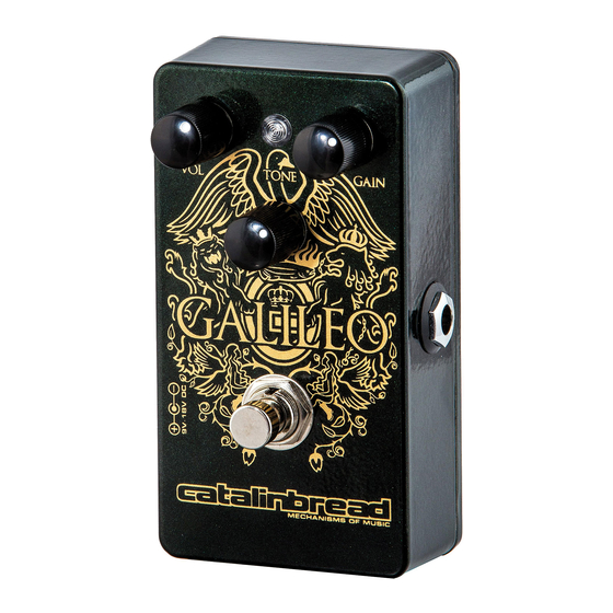 Catalinbread GALILEO Manual