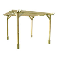 Rutland County Garden Furniture The Double Premium Pergola Assembly Instructions Manual