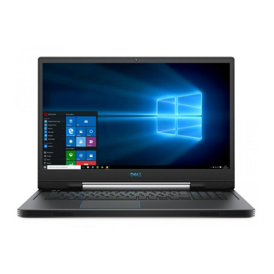 Dell G7 7790 Setup And Specifications