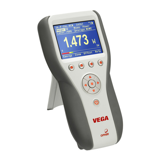 OPHIR mks VEGA Quick Reference