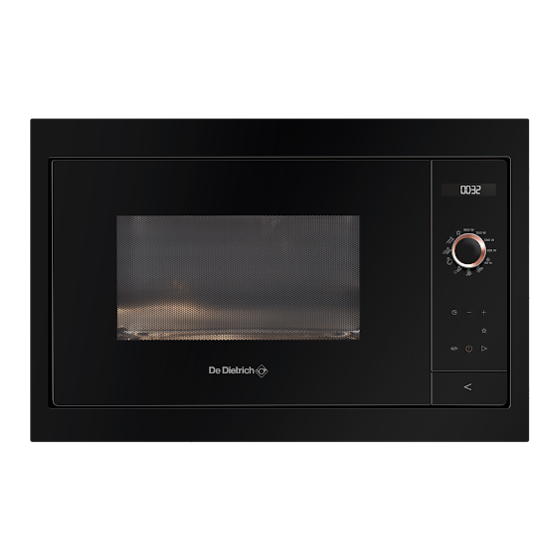 DeDietrich DME7121W User Manual