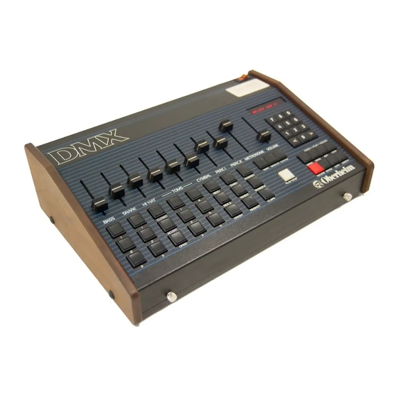 Oberheim DMX Owner's Manual