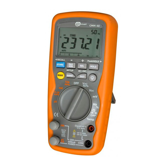 Sonel CMM-40 User Manual
