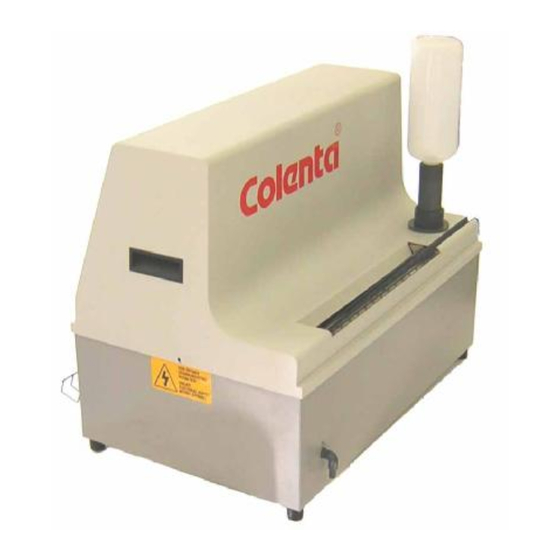 COLENTA 37 NDT Instruction Manual