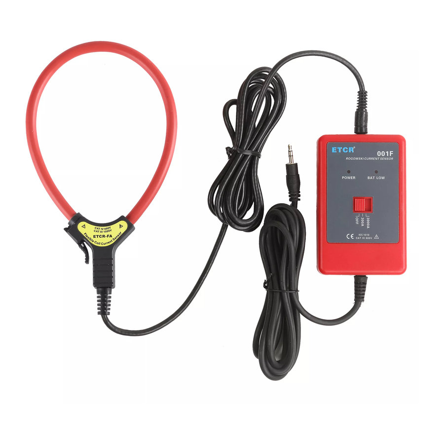 ETCR 001F Manual