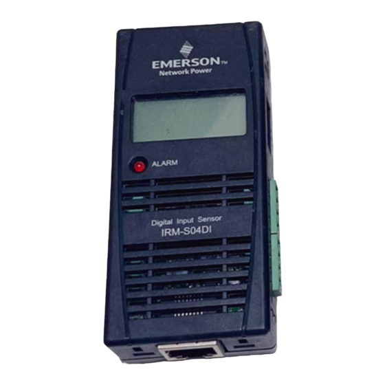 Emerson Network Power IRM-S04DI User Manual