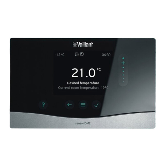 Vaillant VR 92/2 Operating And Installation Instructions