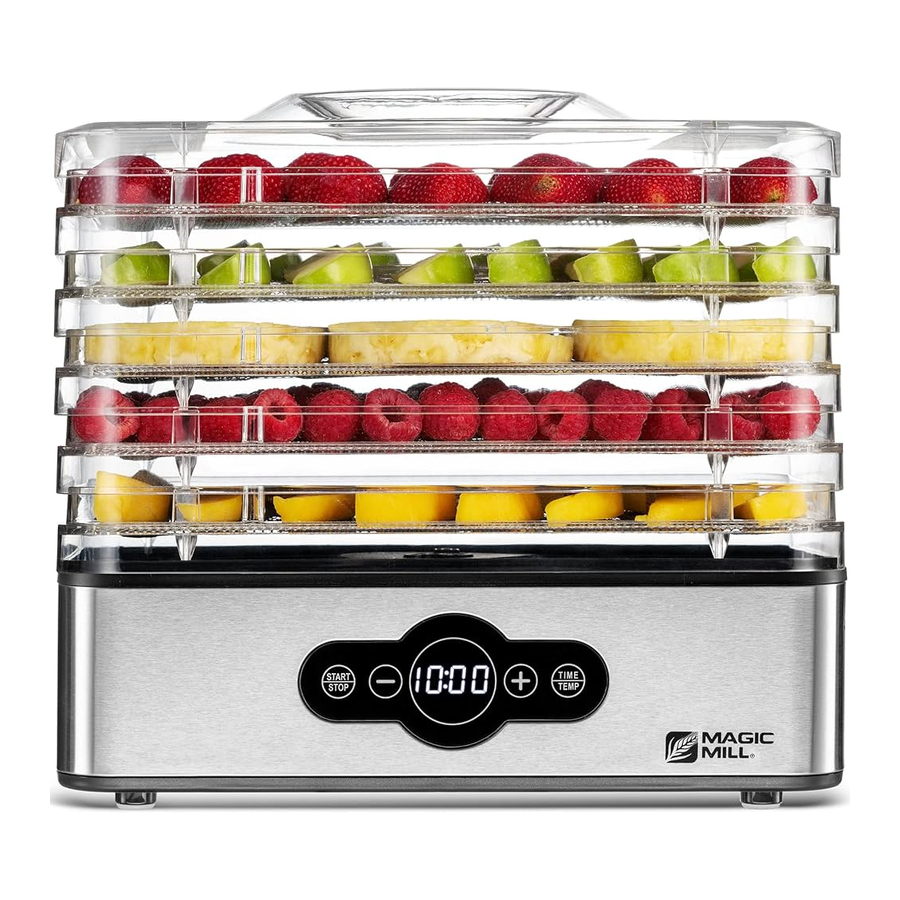 Magic Mill MFD-5000- Food Dehydrator Manual