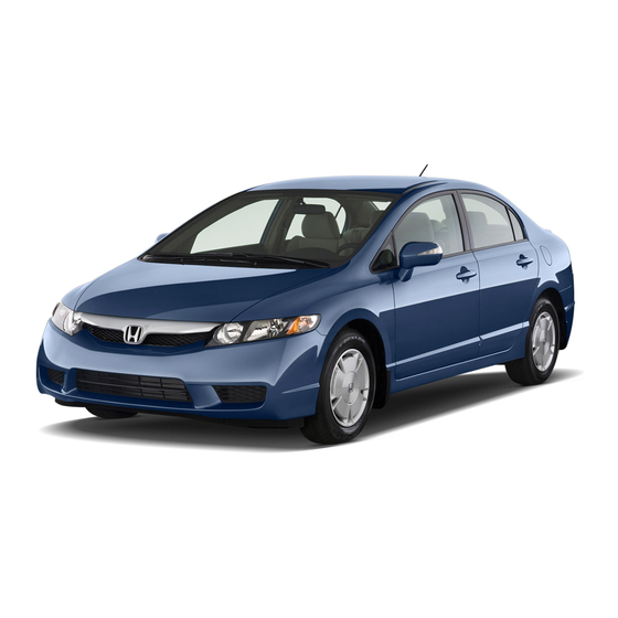 Honda 2010 Civic Sedan Technology Reference Manual