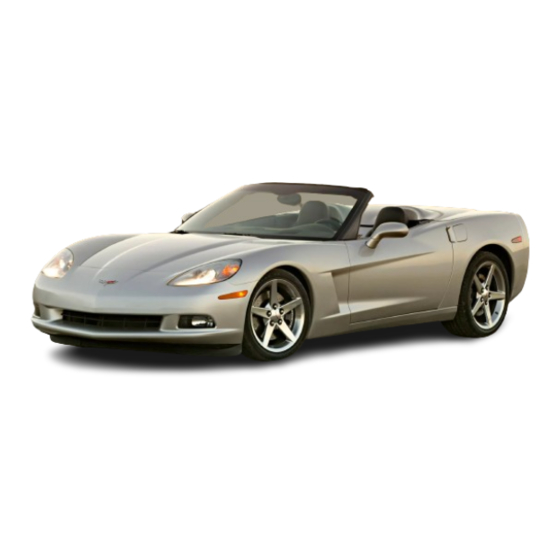 Chevrolet Corvette 2005 Owner's Manual