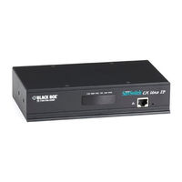 Black Box ServSwitch CX Quad IP KV4161A User Manual