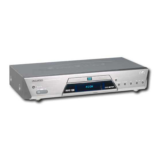 Samsung DVD-N501 User Manual