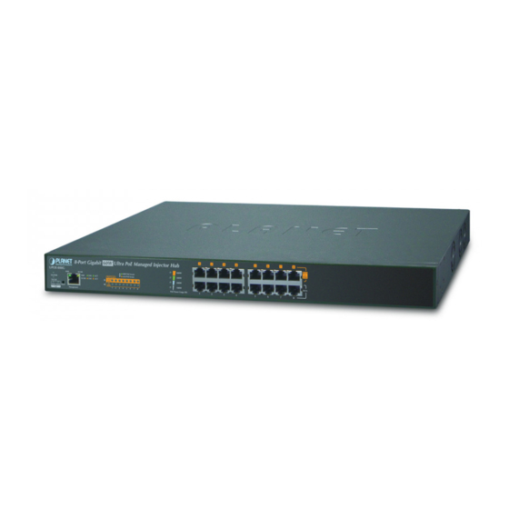 Planet Networking & Communication UPOE-800G User Manual