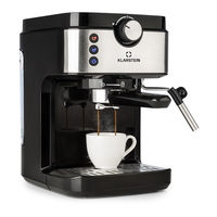 Klarstein BellaVita Espresso Manual