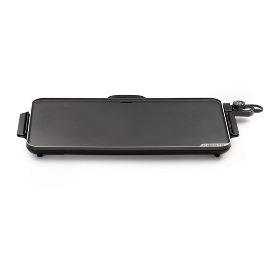 Presto Slimline Griddle Instructions