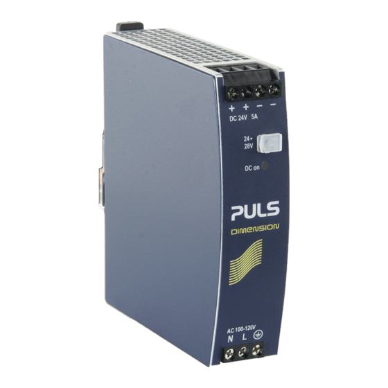 Puls DIMENSION C-Line CS5.243 Manual
