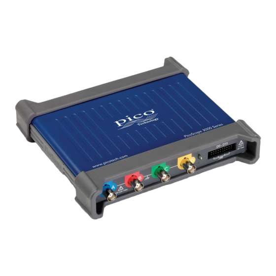 pico Technology PicoScope 3000D Series Quick Start Manual