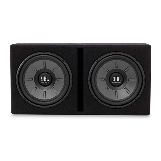 Harman JBL STAGE 1220B Owner's Manual
